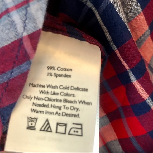 Eddie Bauer Plaid Sleeveless Top - Picture 5 of 5
